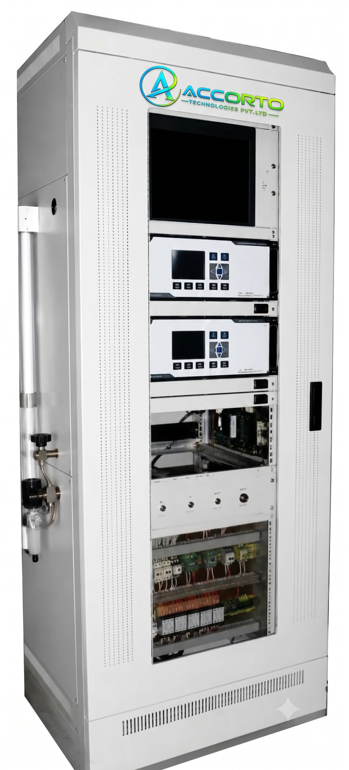 Industrial stack emission continuous monitoring system